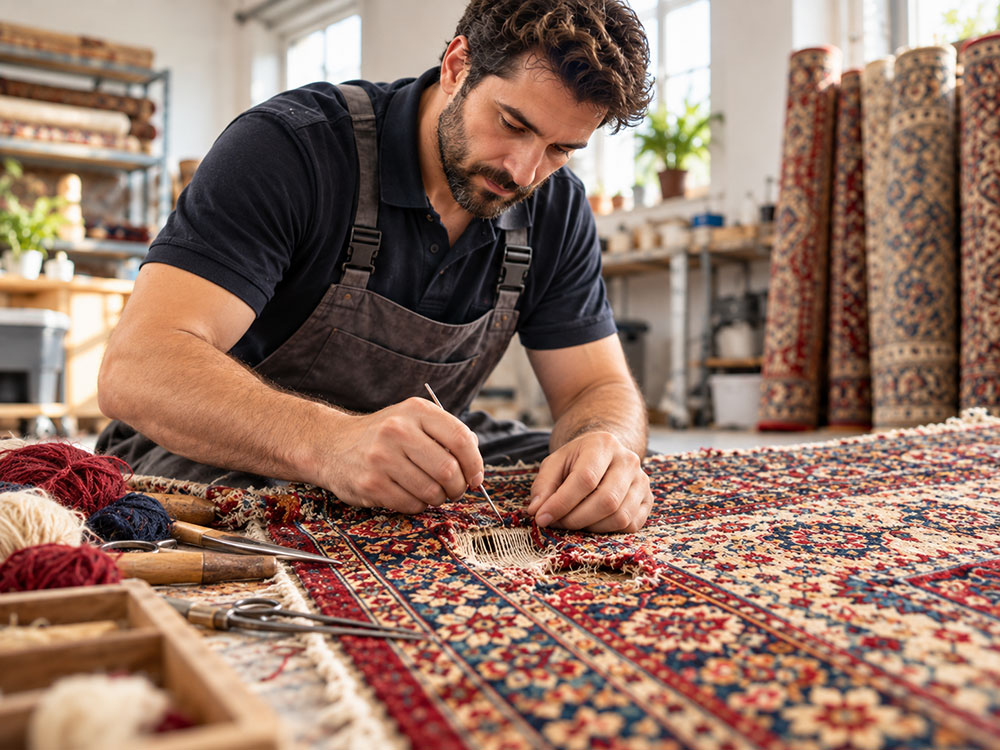 Teppichreparatur